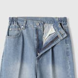 サイドゴムセンタープレス ストレートデニムパンツ | VICKY | 詳細画像17 