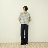 サイドゴムセンタープレス ストレートデニムパンツ | VICKY | 詳細画像6 