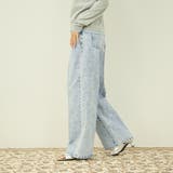 サイドゴムセンタープレス ストレートデニムパンツ | VICKY | 詳細画像7 