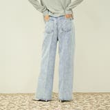 サイドゴムセンタープレス ストレートデニムパンツ | VICKY | 詳細画像8 