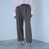 グレー系その他 | サイドポケットワイドタックパンツ | VICKY