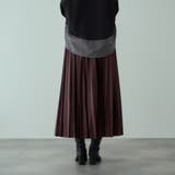 レザーライクジョーゼットプリーツスカート≪手洗い可能≫ | VICKY | 詳細画像12 