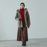 レザーライクジョーゼットプリーツスカート≪手洗い可能≫ | VICKY | 詳細画像16 