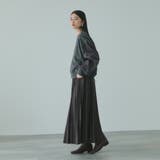 レザーライクジョーゼットプリーツスカート≪手洗い可能≫ | VICKY | 詳細画像6 