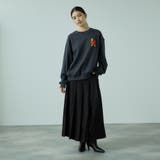 ワイドプリーツスリットスカート≪手洗い可能≫ | VICKY | 詳細画像3