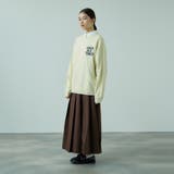 ワイドプリーツスリットスカート≪手洗い可能≫ | VICKY | 詳細画像7