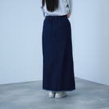 【落ち感◎】10OZデニムIラインスカート | VICKY | 詳細画像3 