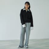 シャツカラーポロニットプルオーバー≪手洗い可能≫ | VICKY | 詳細画像3 