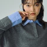 シャツカラーポロニットプルオーバー≪手洗い可能≫ | VICKY | 詳細画像6 