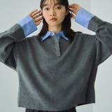 シャツカラーポロニットプルオーバー≪手洗い可能≫ | VICKY | 詳細画像7 