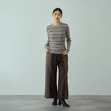 MIXカラーボーダーニットプルオーバー | VICKY | 詳細画像10 