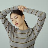 MIXカラーボーダーニットプルオーバー | VICKY | 詳細画像13 