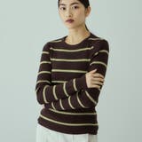 MIXカラーボーダーニットプルオーバー | VICKY | 詳細画像7 