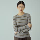 グレー系その他 | MIXカラーボーダーニットプルオーバー | VICKY