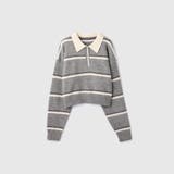 MIXボーダーポロニットプルオーバー | VICKY | 詳細画像18