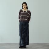 MIXボーダーポロニットプルオーバー | VICKY | 詳細画像8