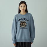 ライトブルー | アニマルジャカードニットプルオーバー≪手洗い可能≫ | VICKY