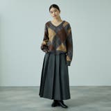 アーガイルVネックニット≪手洗い可能≫ | VICKY | 詳細画像7 