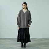 アルパカタッチVネックニットプルオーバー≪手洗い可能≫ | VICKY | 詳細画像10 