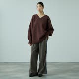 アルパカタッチVネックニットプルオーバー≪手洗い可能≫ | VICKY | 詳細画像6 