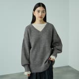 アルパカタッチVネックニットプルオーバー≪手洗い可能≫ | VICKY | 詳細画像8 