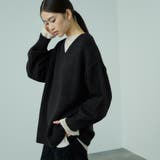 ブラック | アルパカタッチVネックニットプルオーバー≪手洗い可能≫ | VICKY