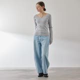 ストリング付バレエネックリブニット≪手洗い可能≫ | VICKY | 詳細画像12 