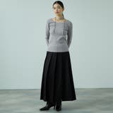 ストリング付バレエネックリブニット≪手洗い可能≫ | VICKY | 詳細画像13 