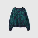 レオパードジャガードシャギーニットプルオーバー | VICKY | 詳細画像12 