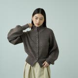 ダークグレー | メニボタン2WAYネックニット≪手洗い可能≫ | VICKY