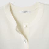 異素材切替クルーネックニットカーディガン | VICKY | 詳細画像12 