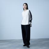 異素材切替クルーネックニットカーディガン | VICKY | 詳細画像4 