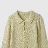 <陰影で魅せる>ツイード風MIXスラブポロカーデ | VICKY | 詳細画像17