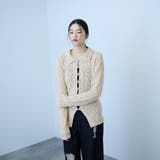 <陰影で魅せる>ツイード風MIXスラブポロカーデ | VICKY | 詳細画像5