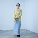 <陰影で魅せる>ツイード風MIXスラブポロカーデ | VICKY | 詳細画像8