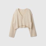 テープヤーンショート丈カーディガン | VICKY | 詳細画像14 