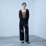 テープヤーンショート丈カーディガン | VICKY | 詳細画像7 