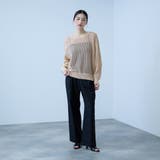 クルーネックワイドプルオーバー | VICKY | 詳細画像3 