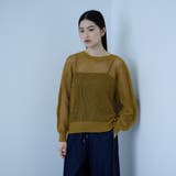 カーキ | クルーネックワイドプルオーバー | VICKY