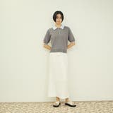 レーヨンナイロン配色ポロニット | VICKY | 詳細画像14