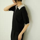 レーヨンナイロン配色ポロニット | VICKY | 詳細画像9