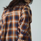 オンブレーチェックオーバーサイズシャツ≪手洗い可能≫ | VICKY | 詳細画像10