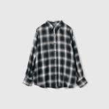オンブレーチェックオーバーサイズシャツ≪手洗い可能≫ | VICKY | 詳細画像13