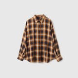 オンブレーチェックオーバーサイズシャツ≪手洗い可能≫ | VICKY | 詳細画像15