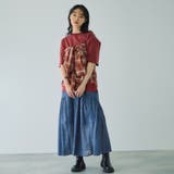 オンブレーチェックオーバーサイズシャツ≪手洗い可能≫ | VICKY | 詳細画像5