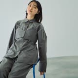 ダークグレー | ブロードビスチェ付きブラウス≪手洗い可能≫ | VICKY