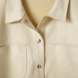 スカラップヘムカットスウェードシャツ≪手洗い可能≫ | VICKY | 詳細画像15