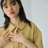 スカラップヘムカットスウェードシャツ≪手洗い可能≫ | VICKY | 詳細画像5