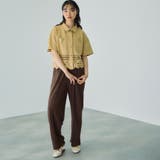 スカラップヘムカットスウェードシャツ≪手洗い可能≫ | VICKY | 詳細画像7