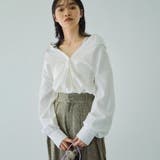 ドビーチェックマルチブラウス≪手洗い可能≫ | VICKY | 詳細画像2